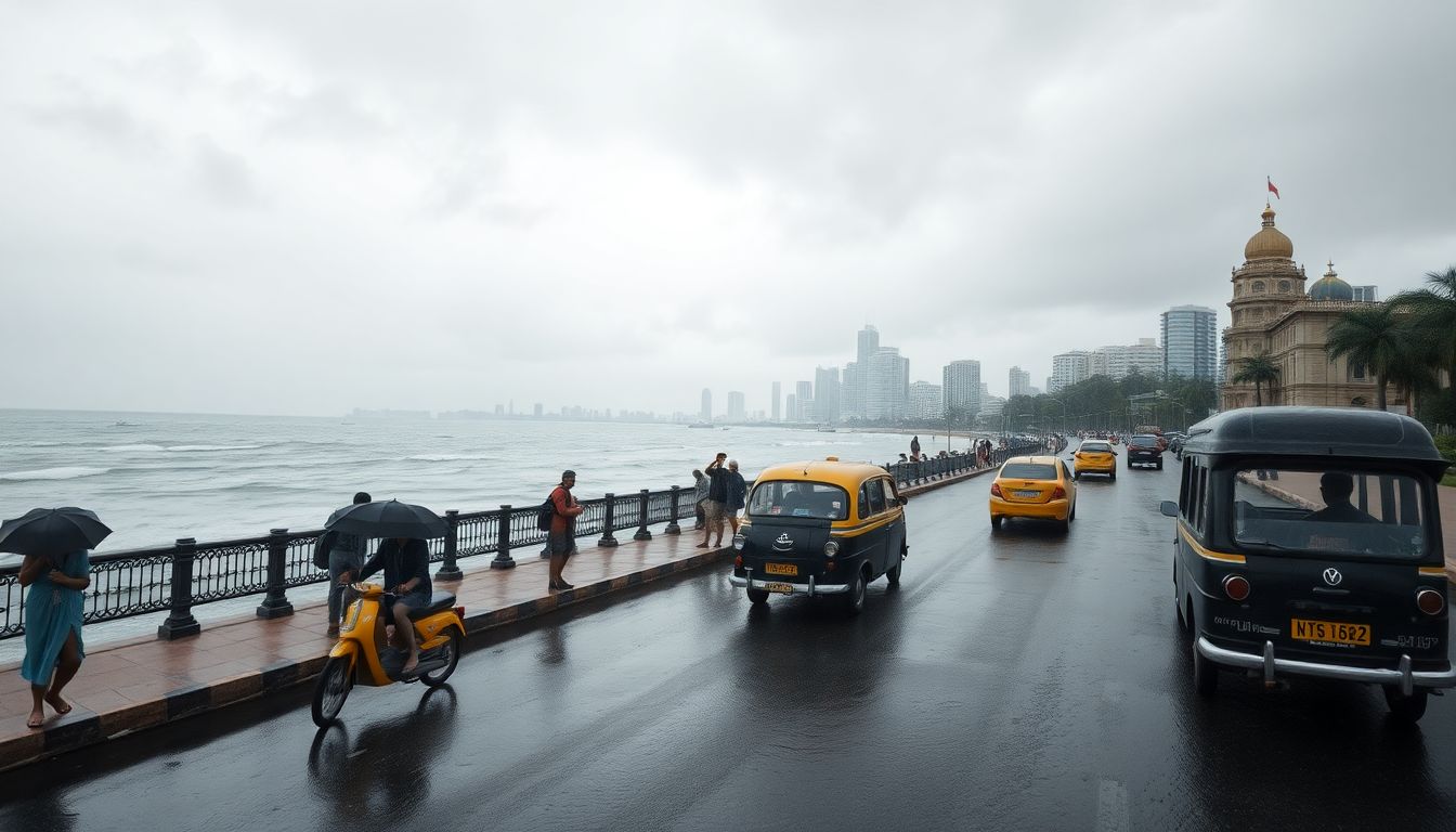 IMD Forecasts Light to Moderate Rain Across Thane and Mumbai