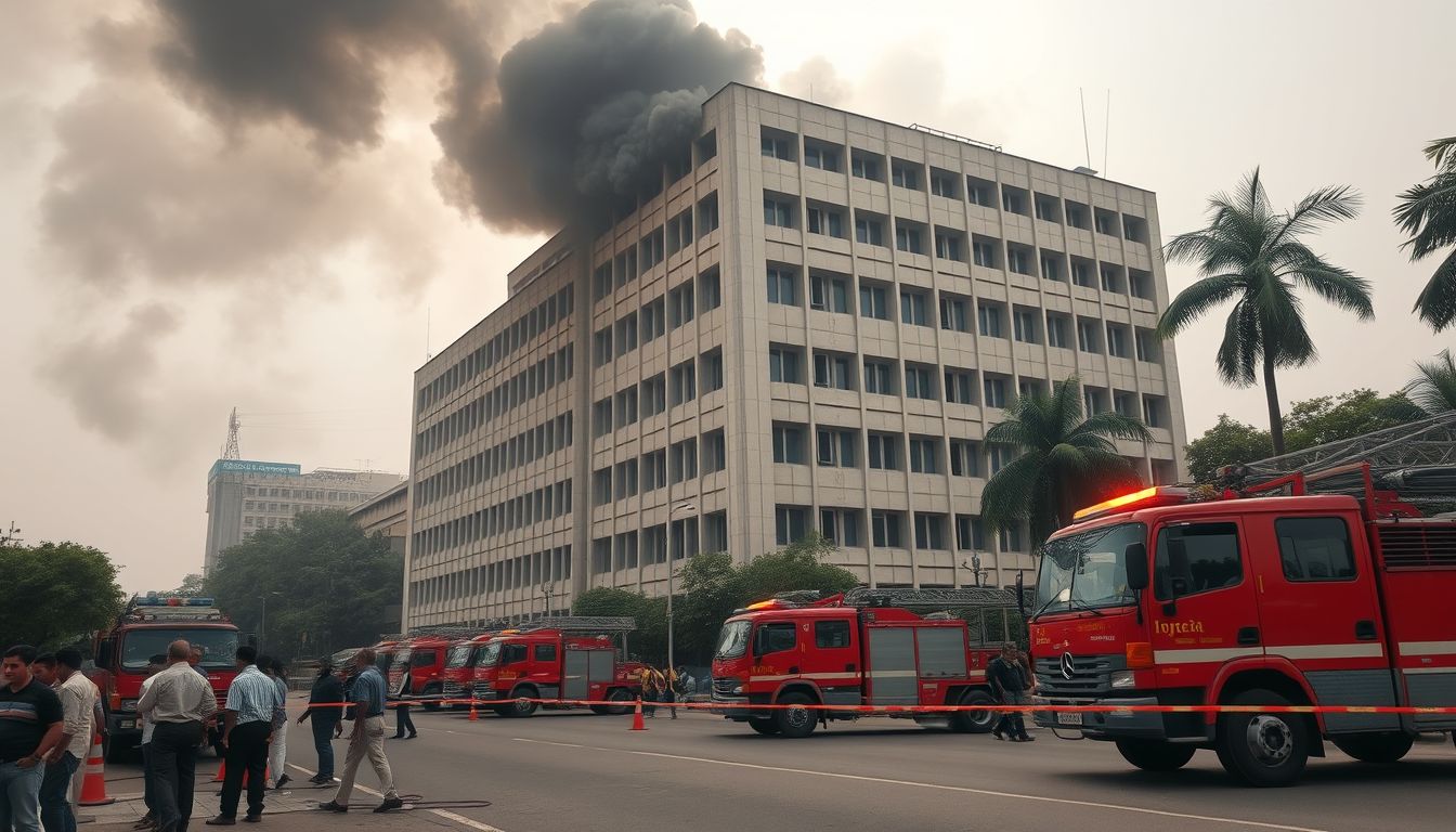 Fire Breaks Out at Aayakar Bhavan in Churchgate, 1,500 Evacuated