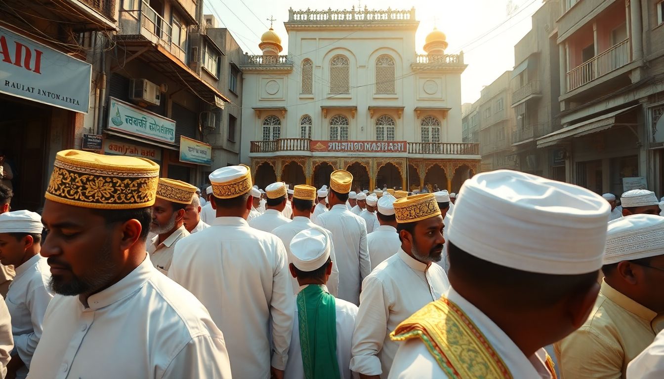 Dawoodi Bohra Community Marks Milad-un-Nabi at Bhendi Bazaar