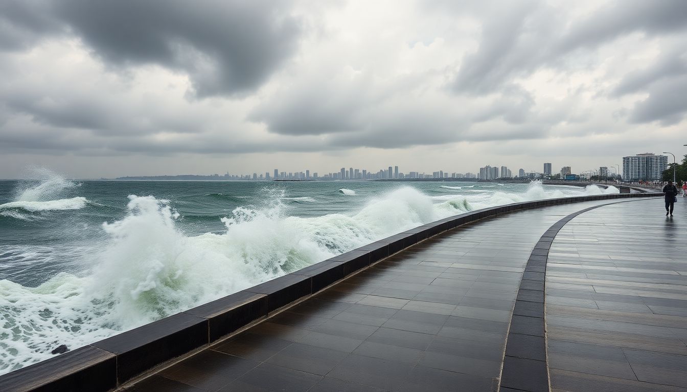 Mumbai Weather: Light to Moderate Rain, High Tide of 4.36 Metres Forecast