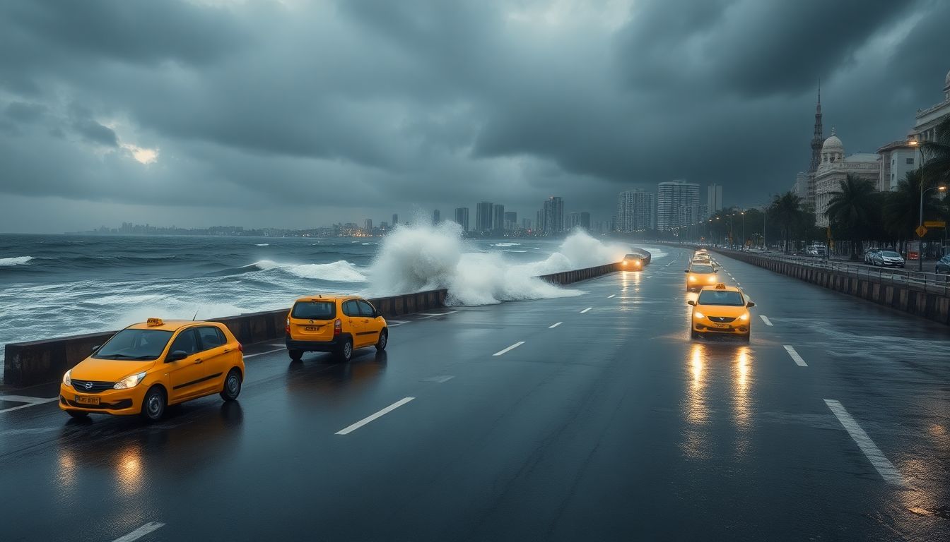 IMD Issues Red Alert for Mumbai with Heavy Rain and High Tide Forecast on Sunday