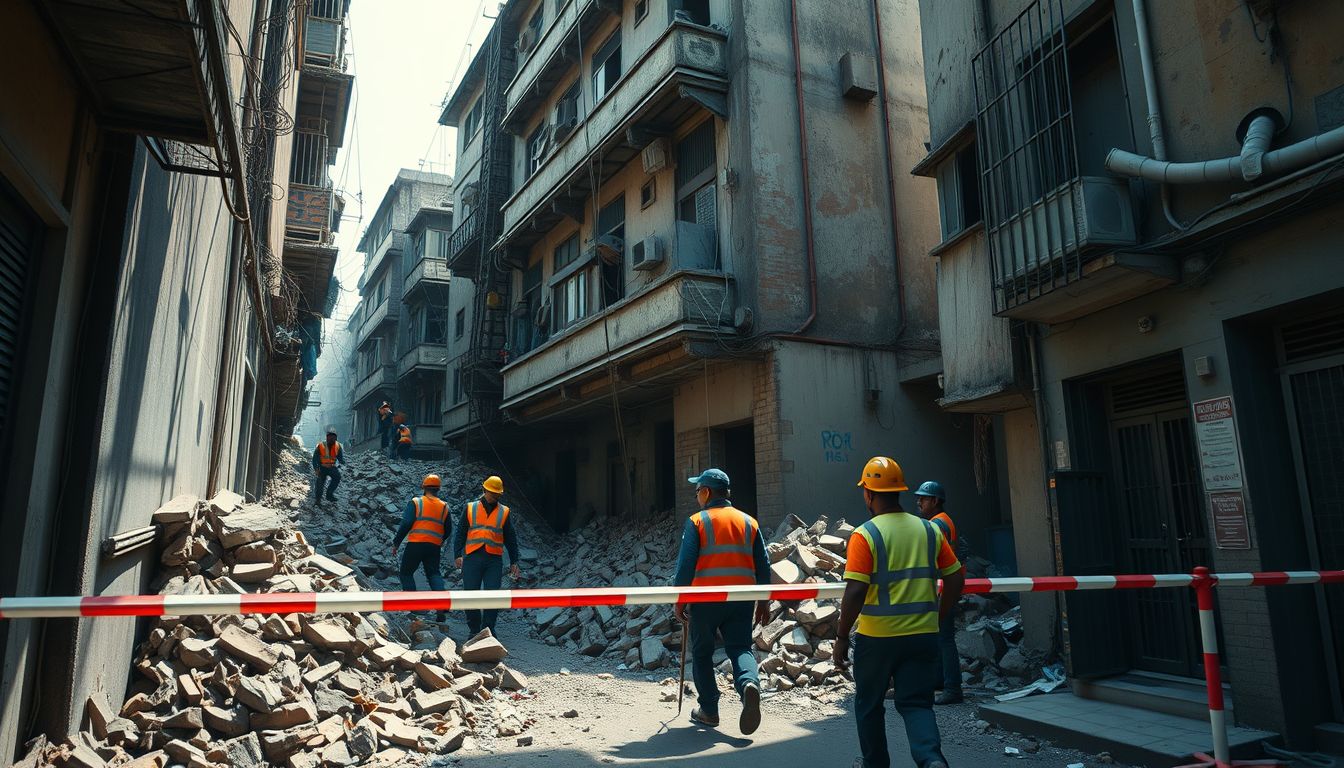 Three Rescued After Bungalow Collapses Onto Chawl in Walkeshwar
