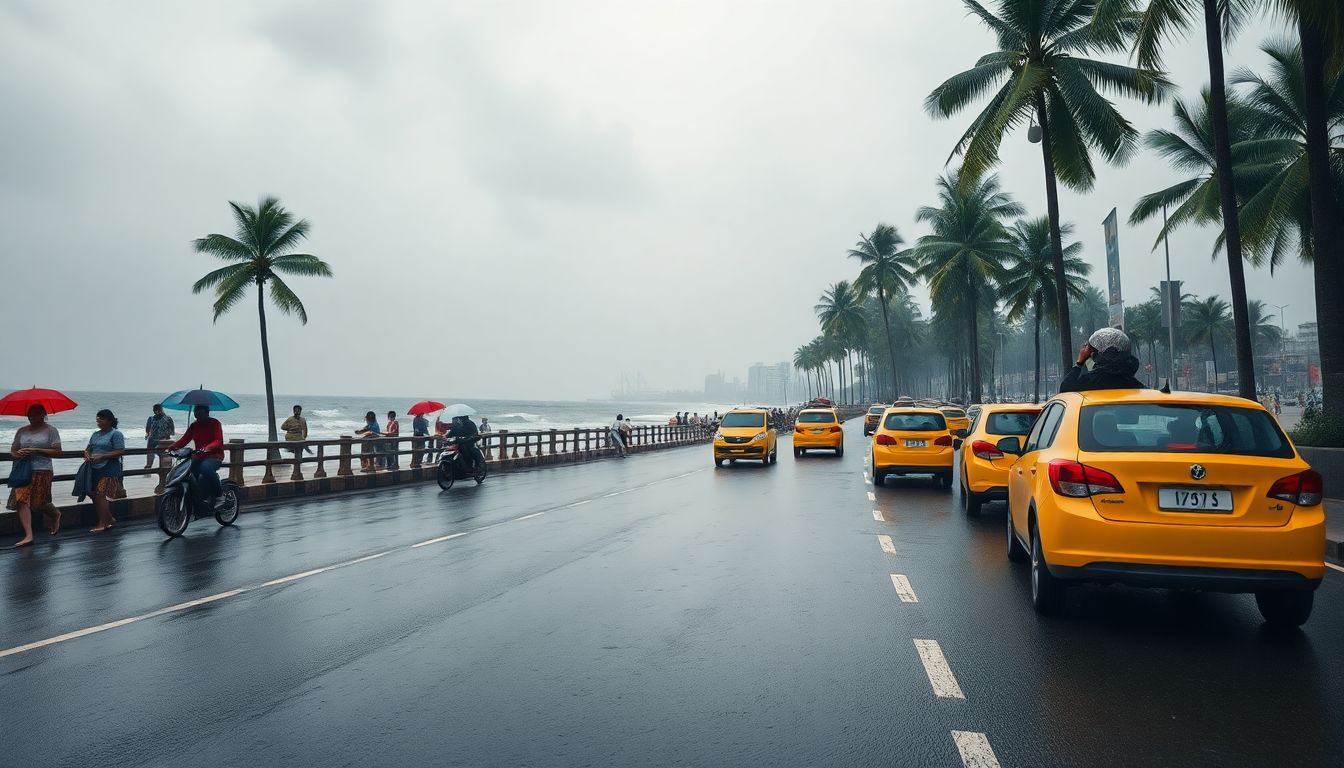 IMD Forecasts Moderate Rain and Gusty Winds for Mumbai, No Alerts Issued