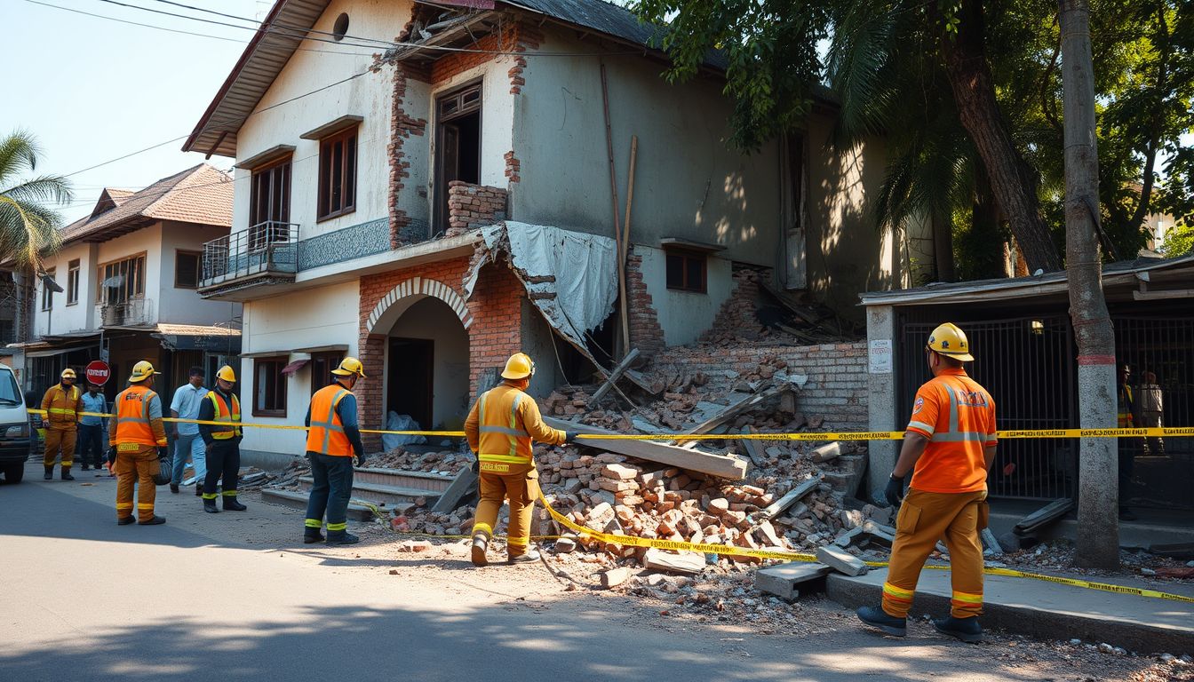 Three Rescued After Old Bungalow Partially Collapses in Walkeshwar