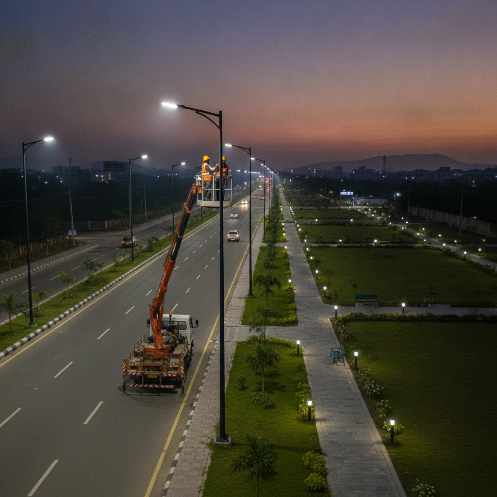 Panvel Civic Body Clears LED Streetlight Upgrades, Garden Repairs Across Nodes