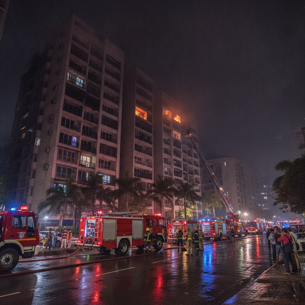 Man Dies, Two Firefighters Injured in Bandra West Building Fire
