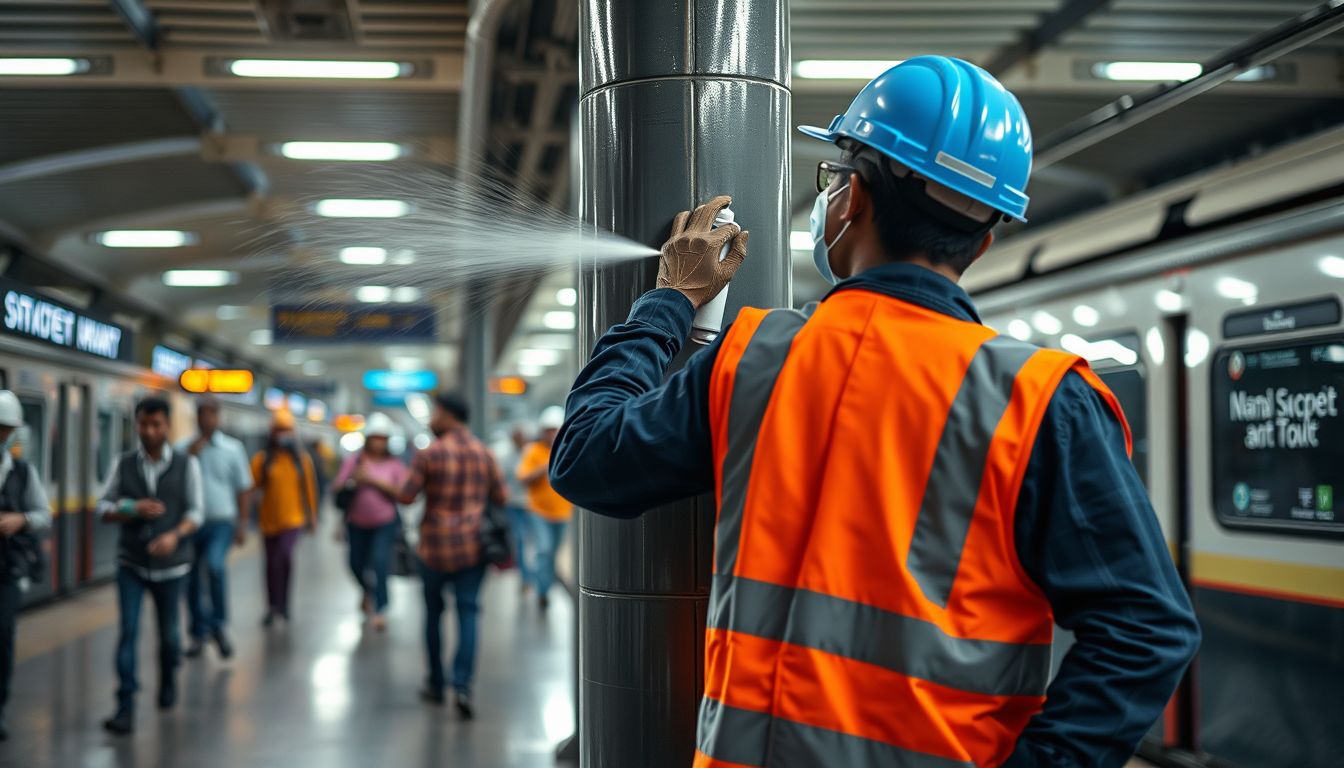 Western Railway Expands Nano Coating at Stations as Spitting Fines Mount