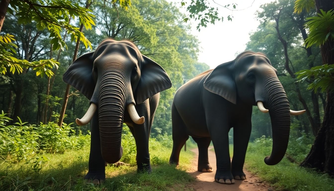 Two Adult Tuskers ME3 and MHE-02 Spotted Together in Gadchiroli
