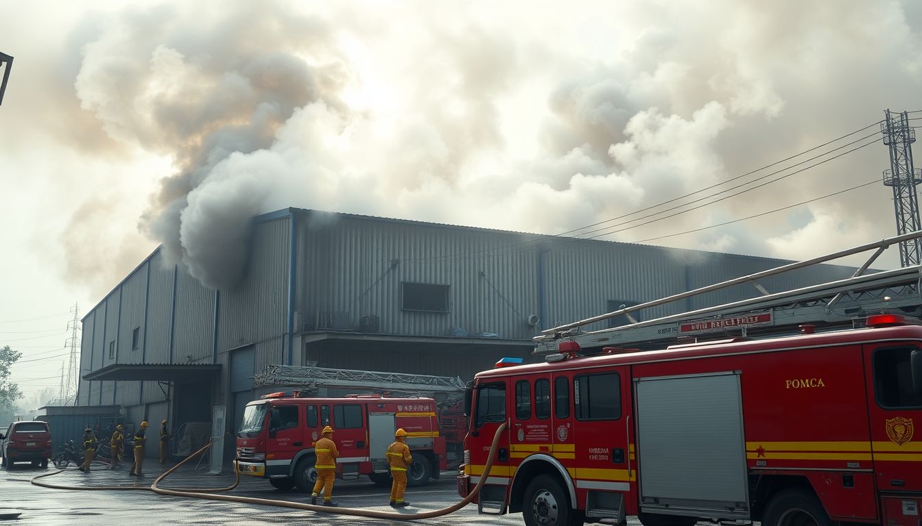 Fire Breaks Out at Agarbatti Factory in Virar East HDL Area