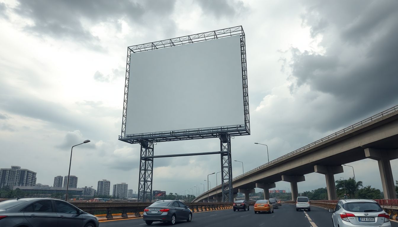 MNS demands removal of unsafe hoardings near Inorbit Mall Vashi in Navi Mumbai