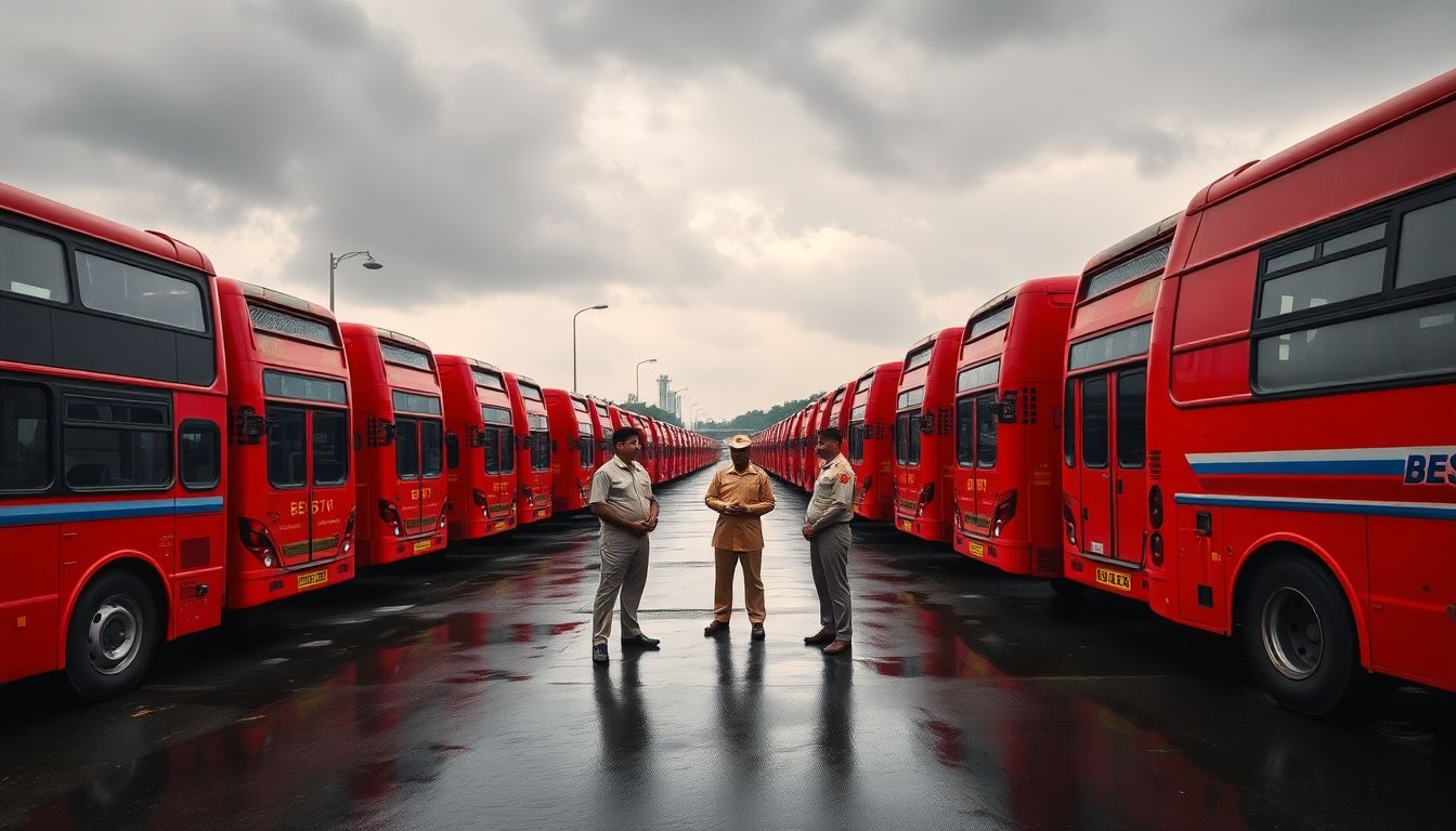 Mumbai BEST and wet lease bus workers threaten indefinite strike from August 15