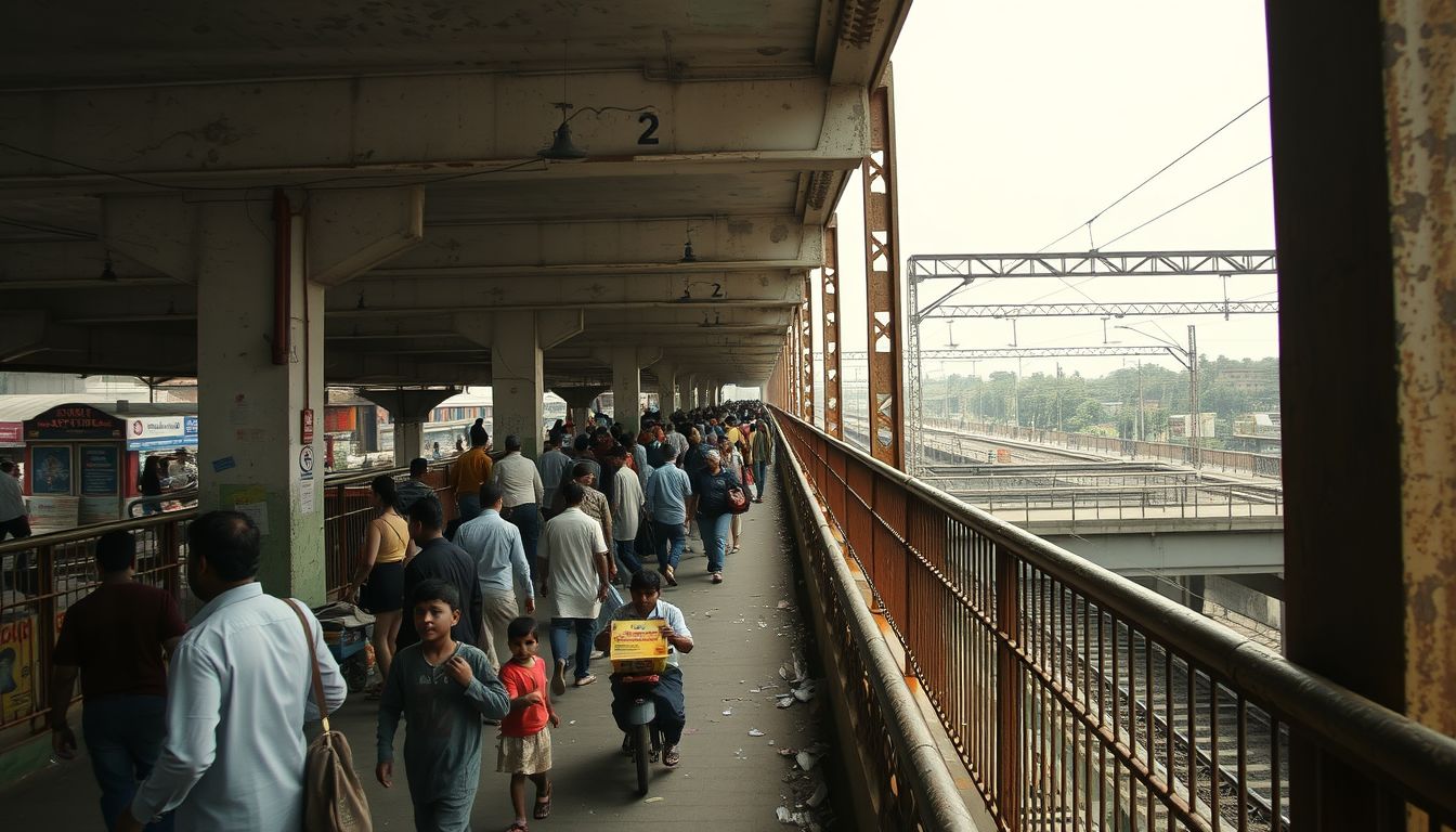 Wadala Footbridge Squalor Highlights BMC Maintenance Neglect in F North Ward