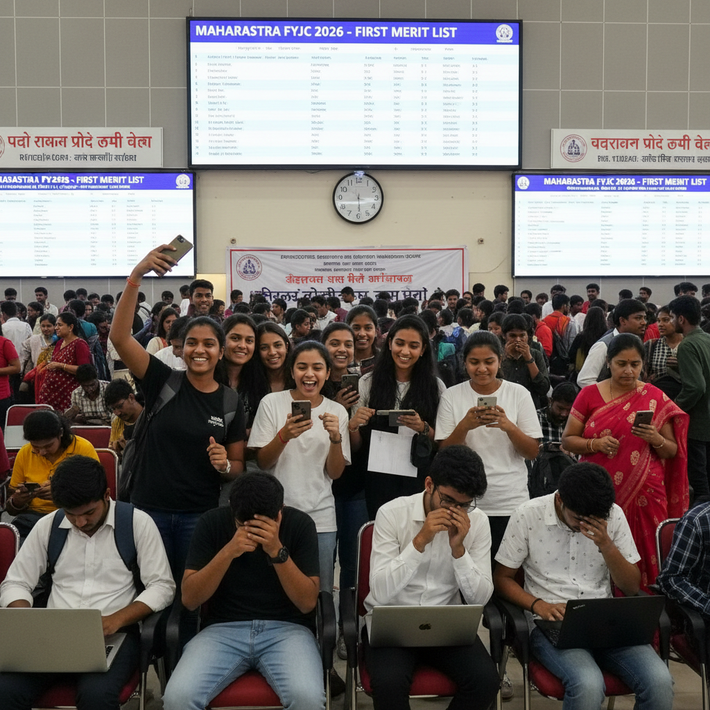 Maharashtra Releases 2026 FYJC First Merit List For Over 20.3 Lakh Junior College Seats