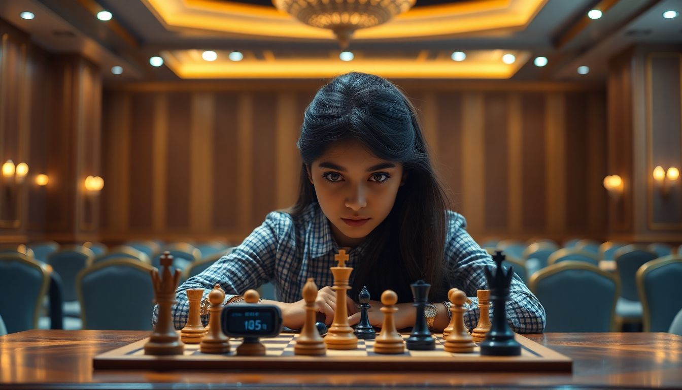 Pratitee Bordoloi Takes Sole Lead at Asian Junior Girls Chess in Mumbai