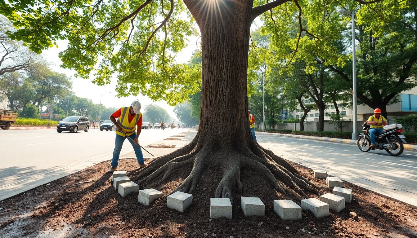 NMMC Orders Removal of Concrete Around Trees Across Navi Mumbai