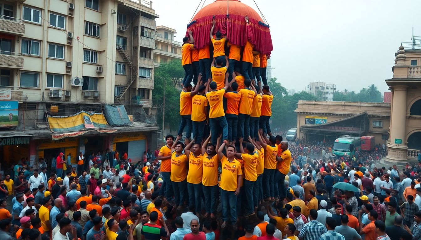 Dahi Handi Celebrated Across Thane and Mumbai as Govindas Form 10-Tier Pyramids