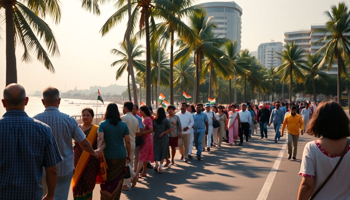 Navi Mumbai to Host Human Chain on Palm Beach Road for Vande Mataram's 150th Year
