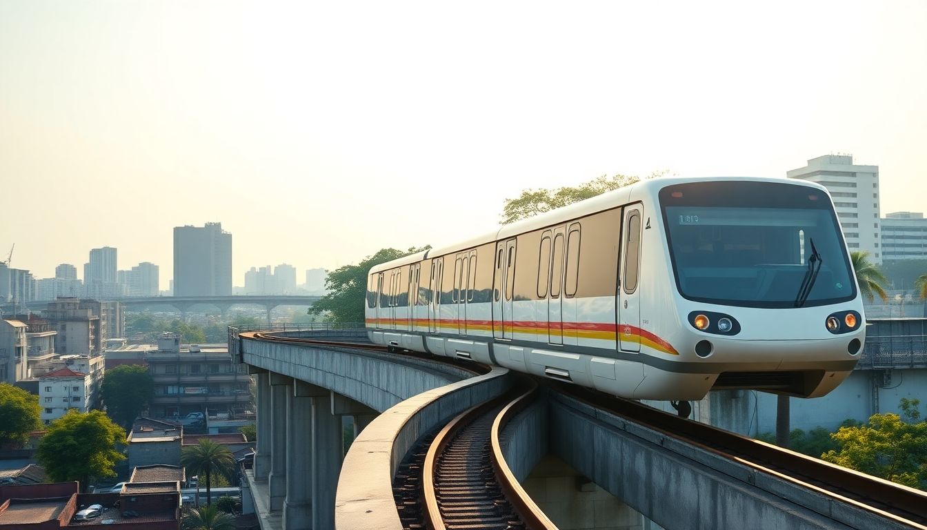Mumbai Monorail Conducts Successful Trial Run of New Coach to Boost Capacity