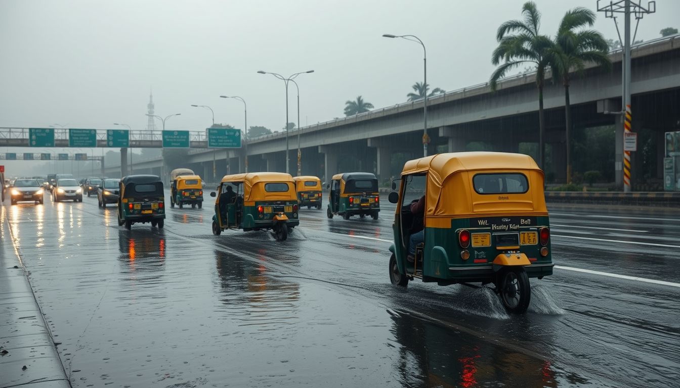Heavy Rain Causes Waterlogging and Traffic Slowdowns Across Thane and MMR