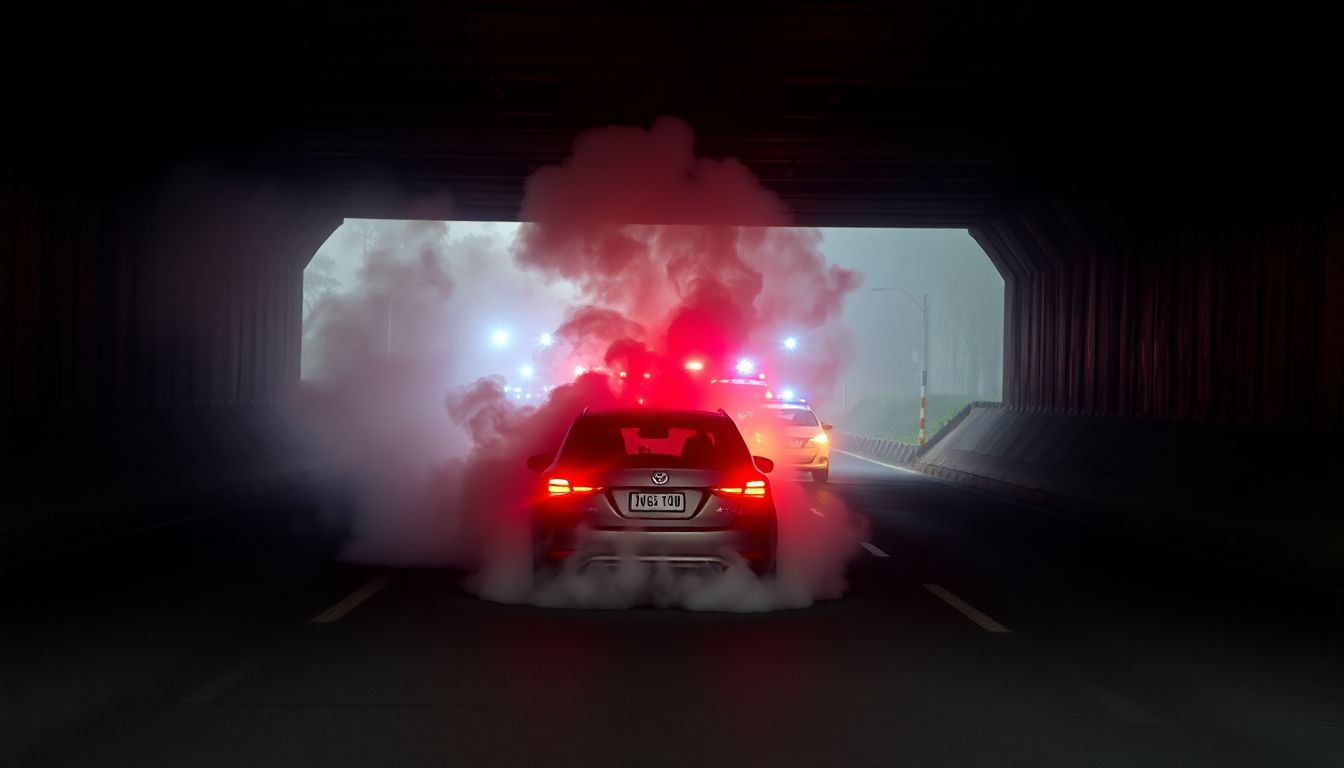 Car catches fire inside Coastal Road tunnel from Haji Ali to Worli