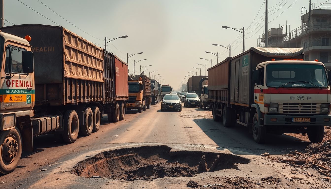 Incomplete Projects and Potholes Cause Severe Traffic Snarls in Bhiwandi
