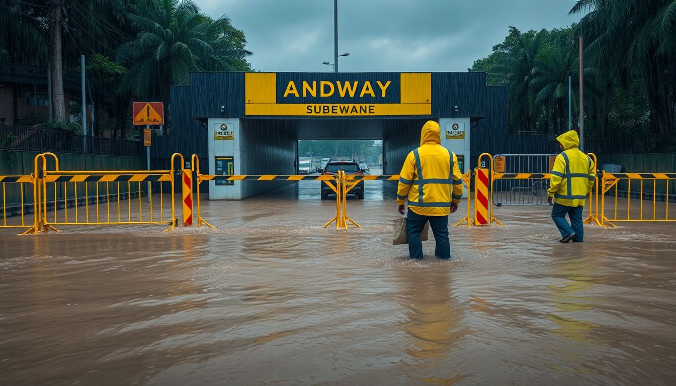 Heavy Rains Shut Andheri Subway and Disrupt Mumbai Train Services