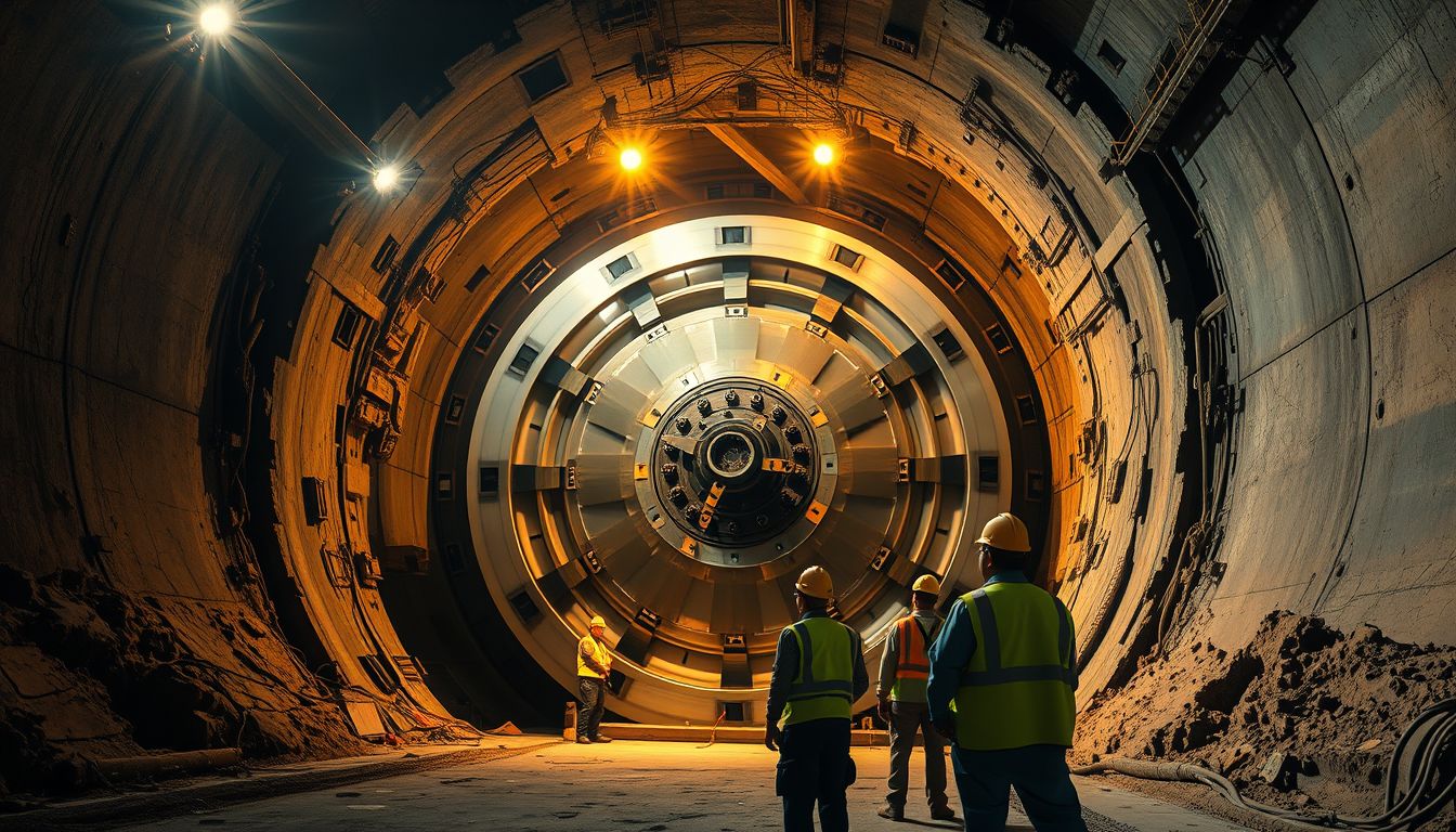 Arjuna TBM Launched For Thane-Borivali Underground Twin Tunnel Project