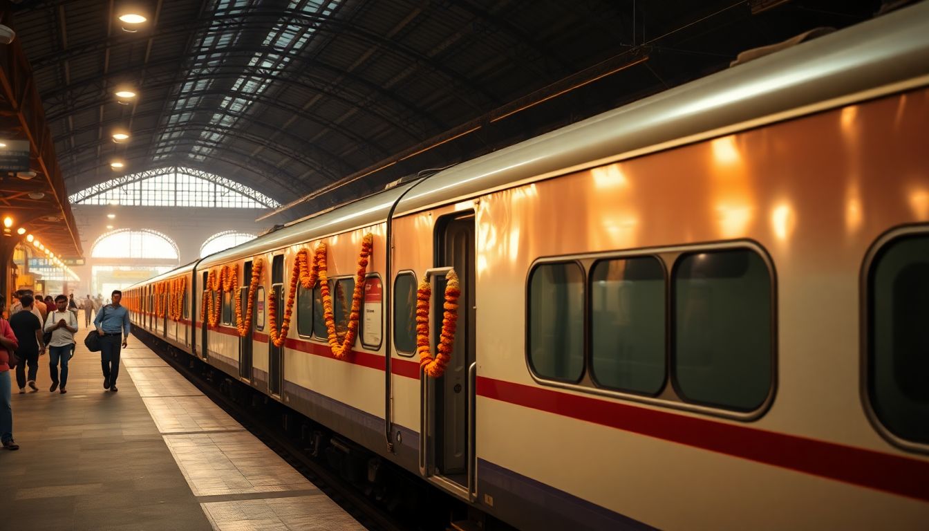 Railway Minister Flags Off CSMT to Sawantwadi Road Daily Express