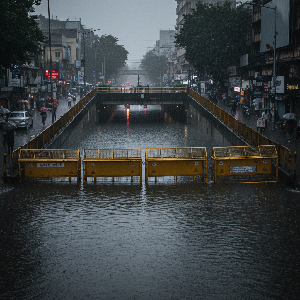 Andheri Subway Closed Temporarily After Heavy Rain Lashes Mumbai on Wednesday