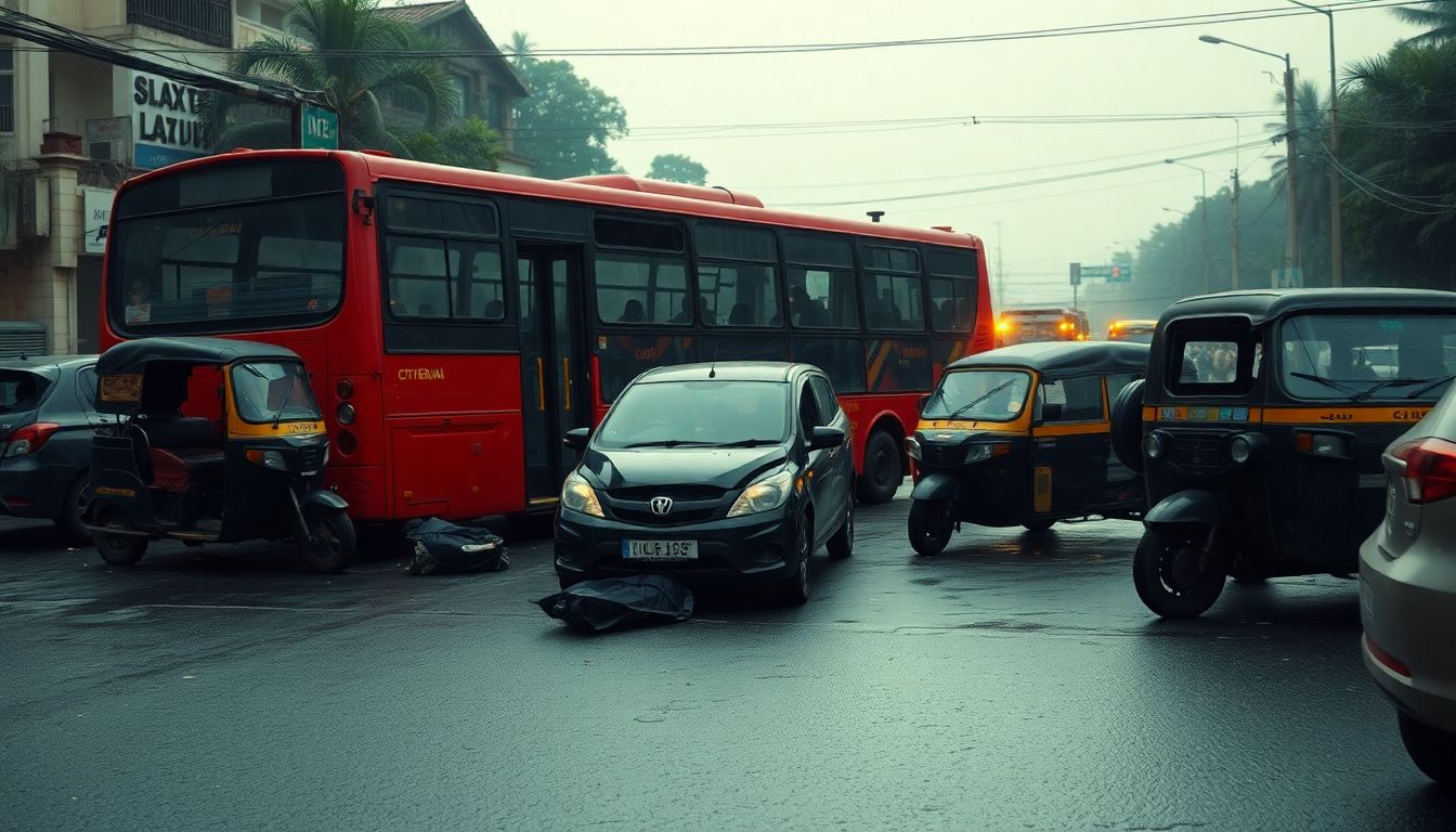 Wet-Lease Bus Rams 14 Vehicles in Andheri West Injuring Up to Eight People