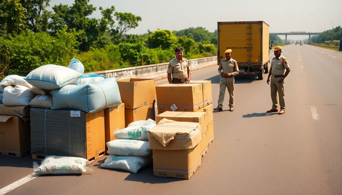 Palghar Police Arrest Four and Seize Rs 14 Lakh Banned Tobacco on National Highway