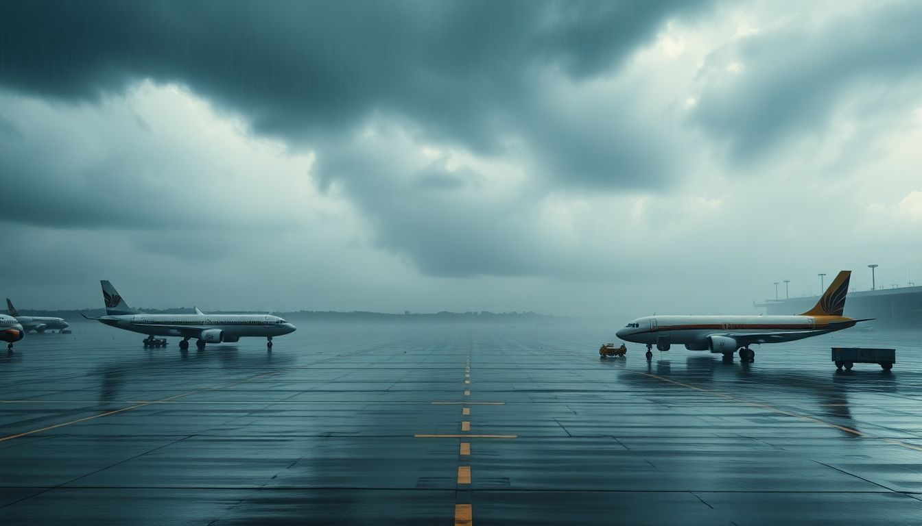 Heavy Rains Trigger Thane Red Alert And Disrupt Over 330 Mumbai Flights