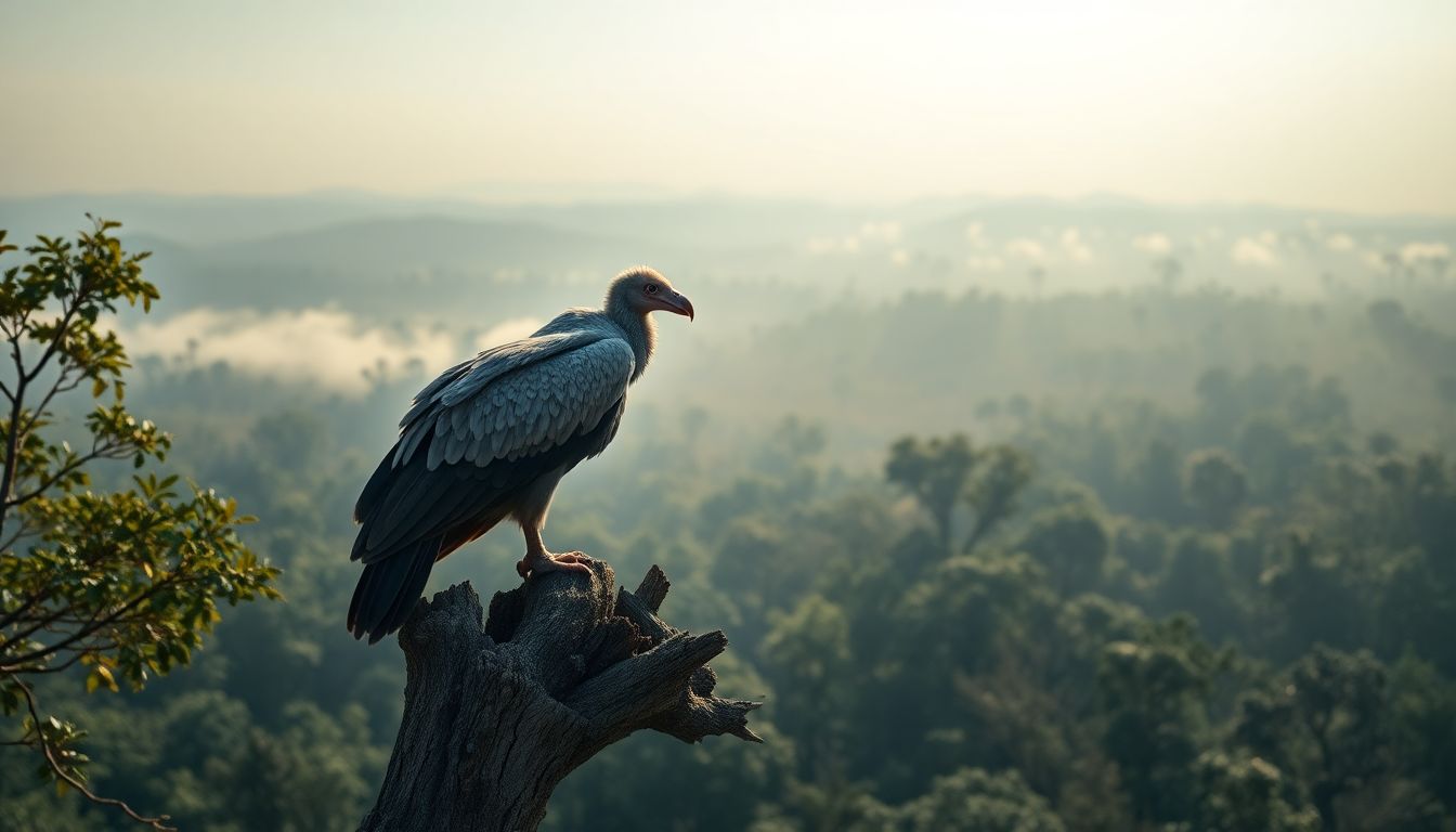 Melghat and Pench Tiger Reserves Record 78% Survival Rate for Released Vultures