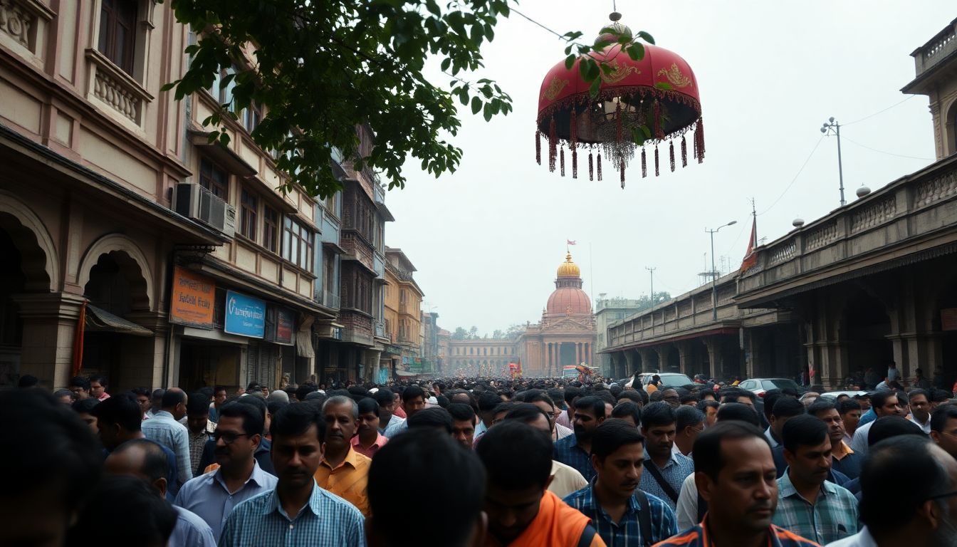 Hundreds Mourn Bhuleshwar Mandal Chief After Fatal Ganesh Idol Collapse in Mumbai