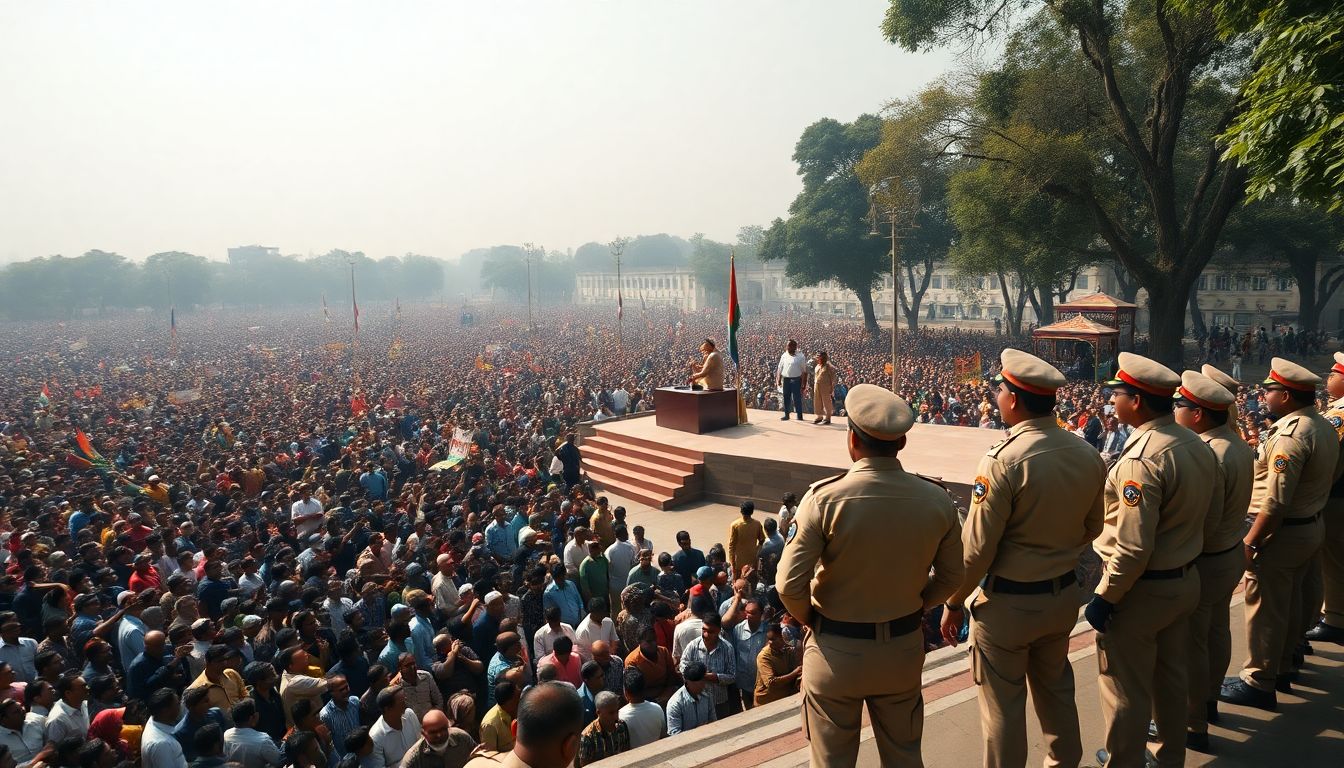 CJP Protests at Mumbai's Shivaji Park Seeking Chief Election Commissioner's Removal