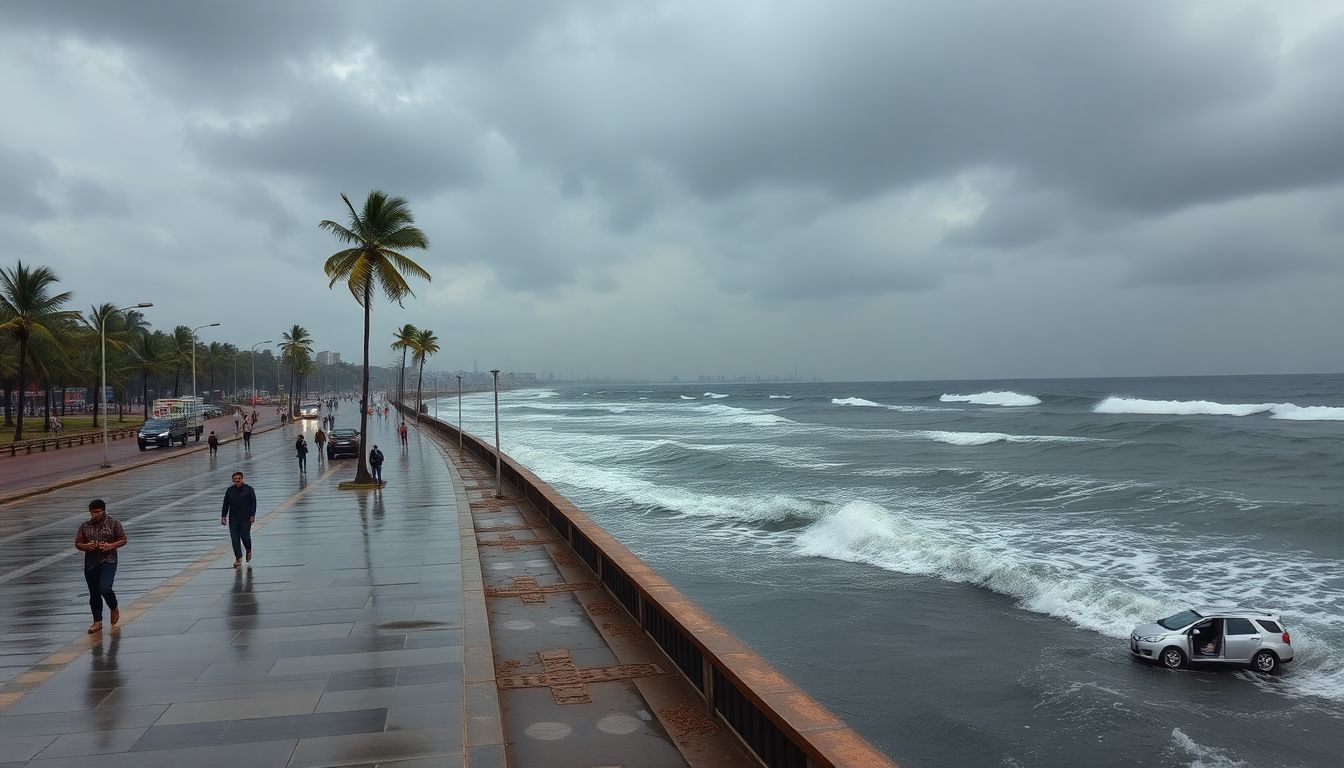 IMD Forecasts Light Rain and Gusty Winds for Mumbai With No Rain Alert for Week