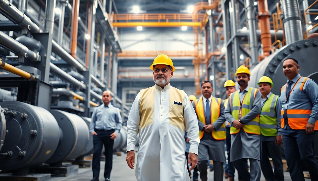 Labour Minister Akash Fundkar reviews safety at Chembur Tata Power plant