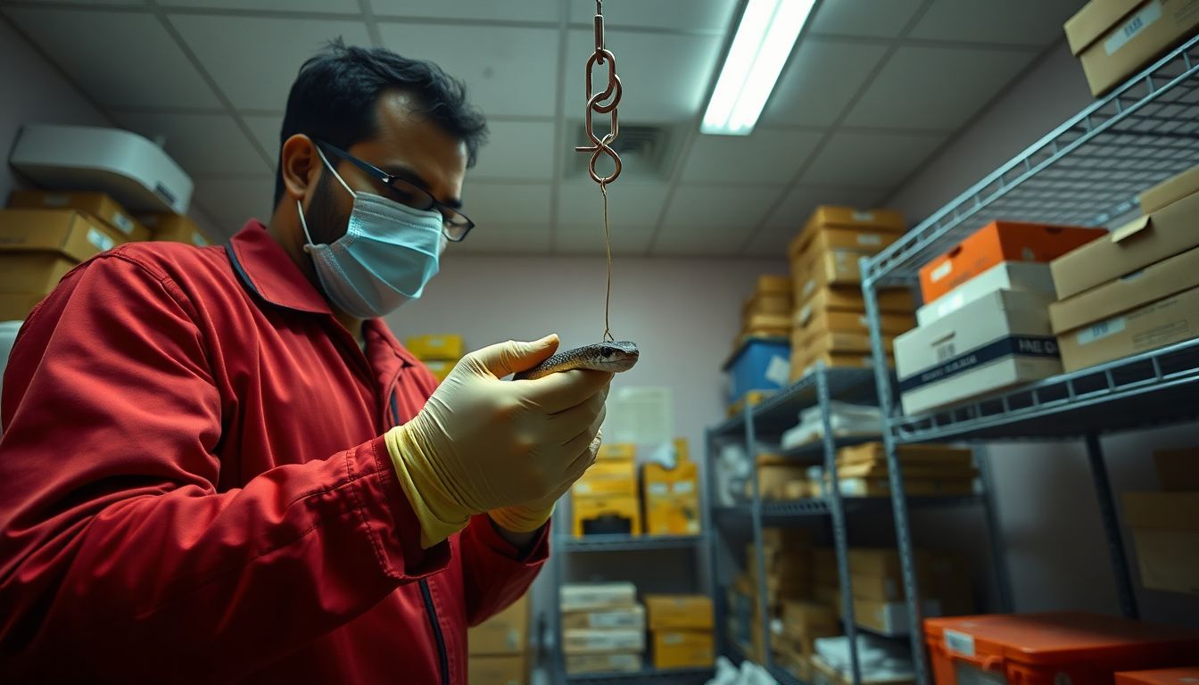 Spectacled Cobra Rescued from Hospital Storeroom in Mahim