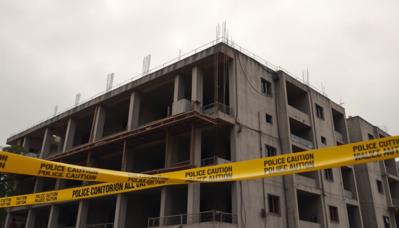 Worker electrocuted at Ulwe construction site, builders and supervisor booked
