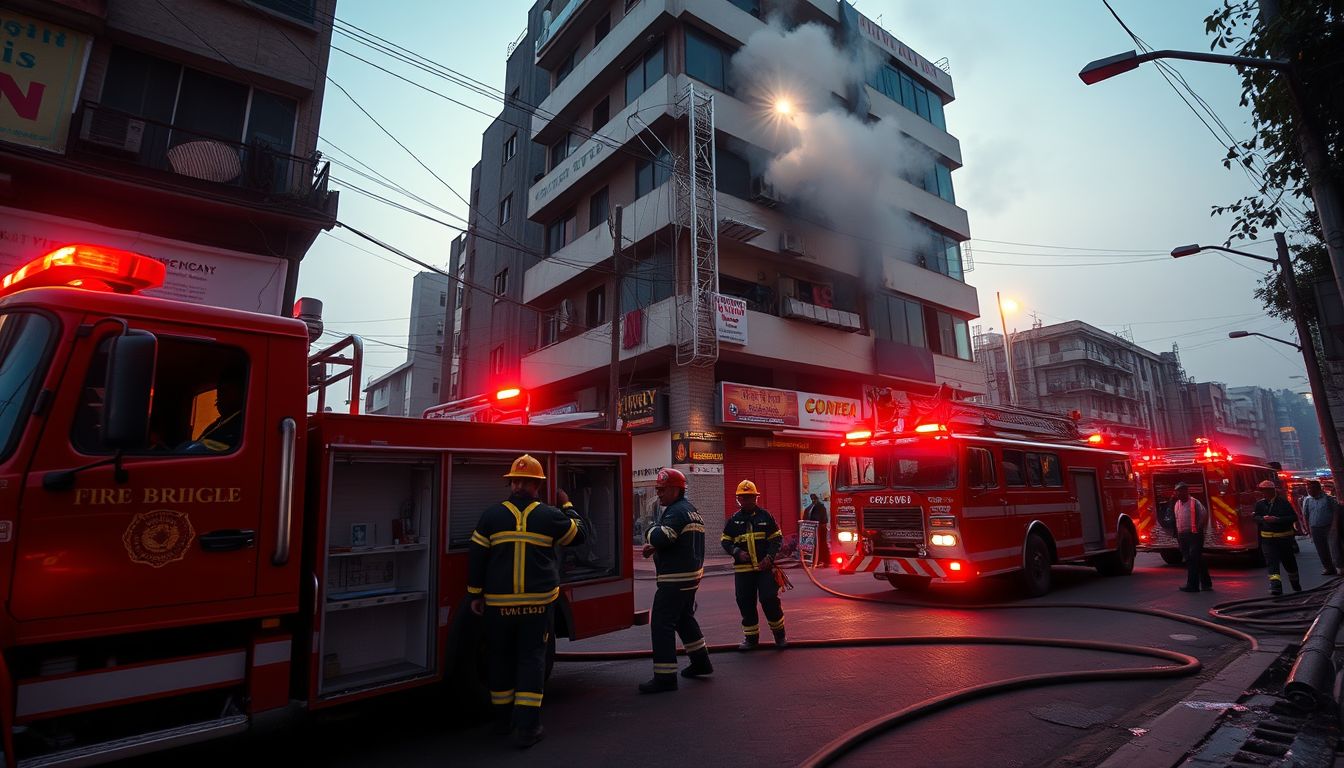 11 Rescued After Fire Breaks Out in Kandivali West Commercial Building