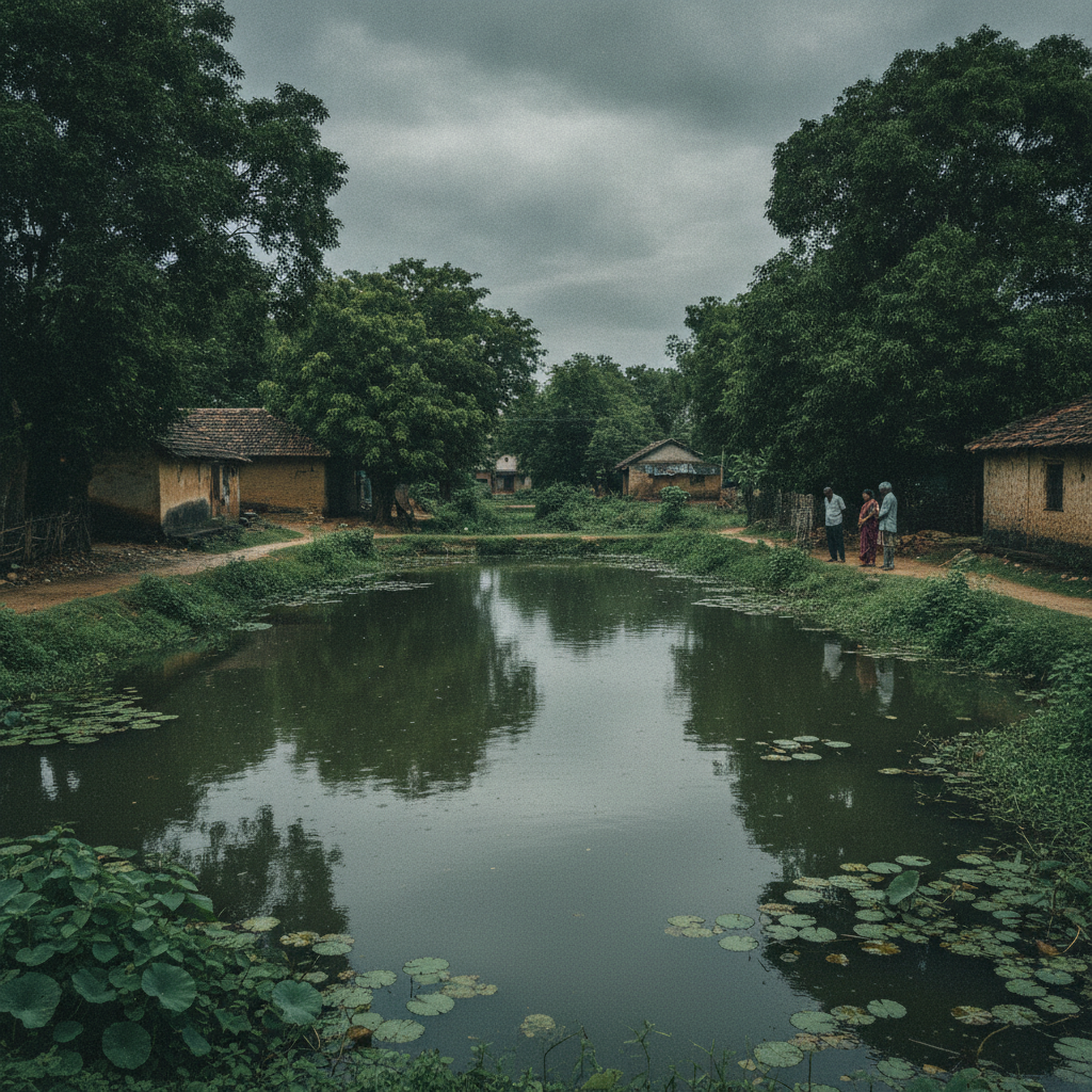 Three minor girls drown in Jasai village pond in Uran, mother rescued