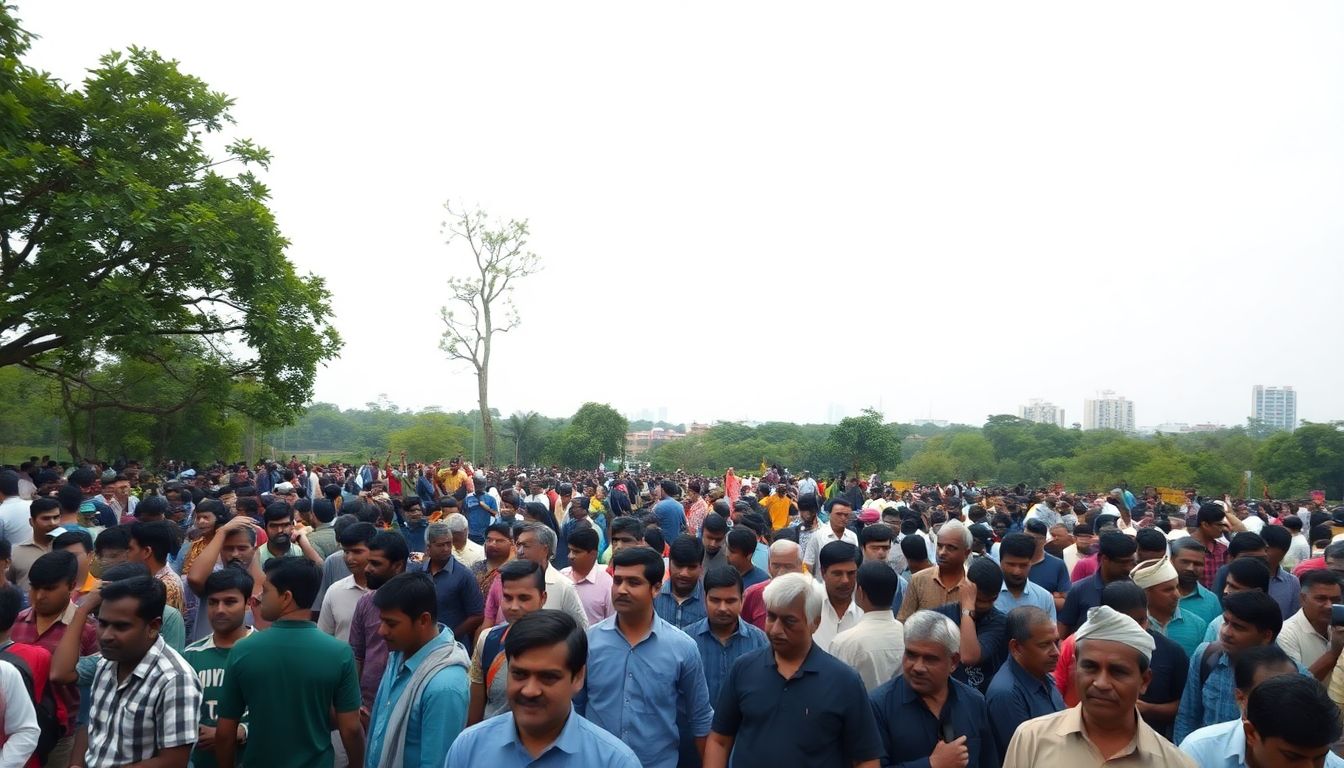 Thousands protest at Shivaji Park in Mumbai over alleged NEET paper leak