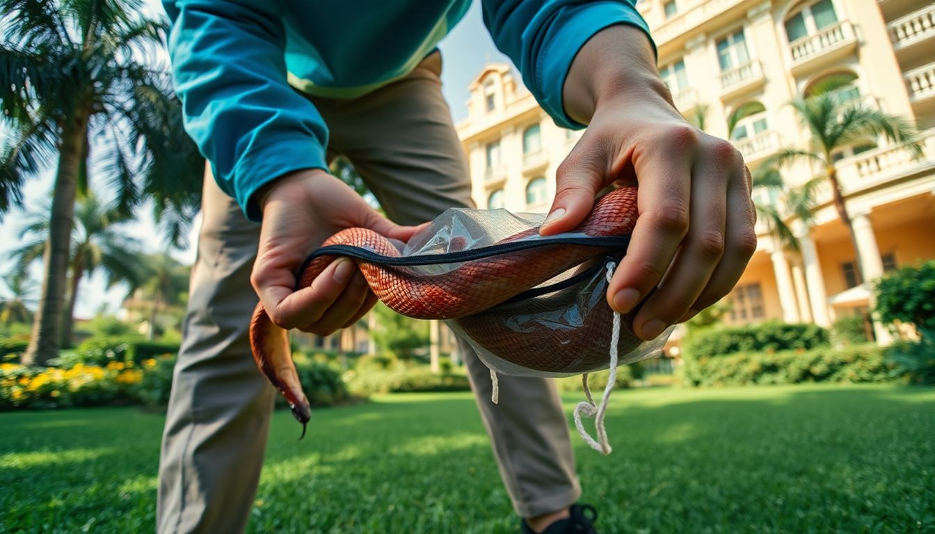 Red Sand Boa Rescued from Five-Star Hotel in Cuffe Parade