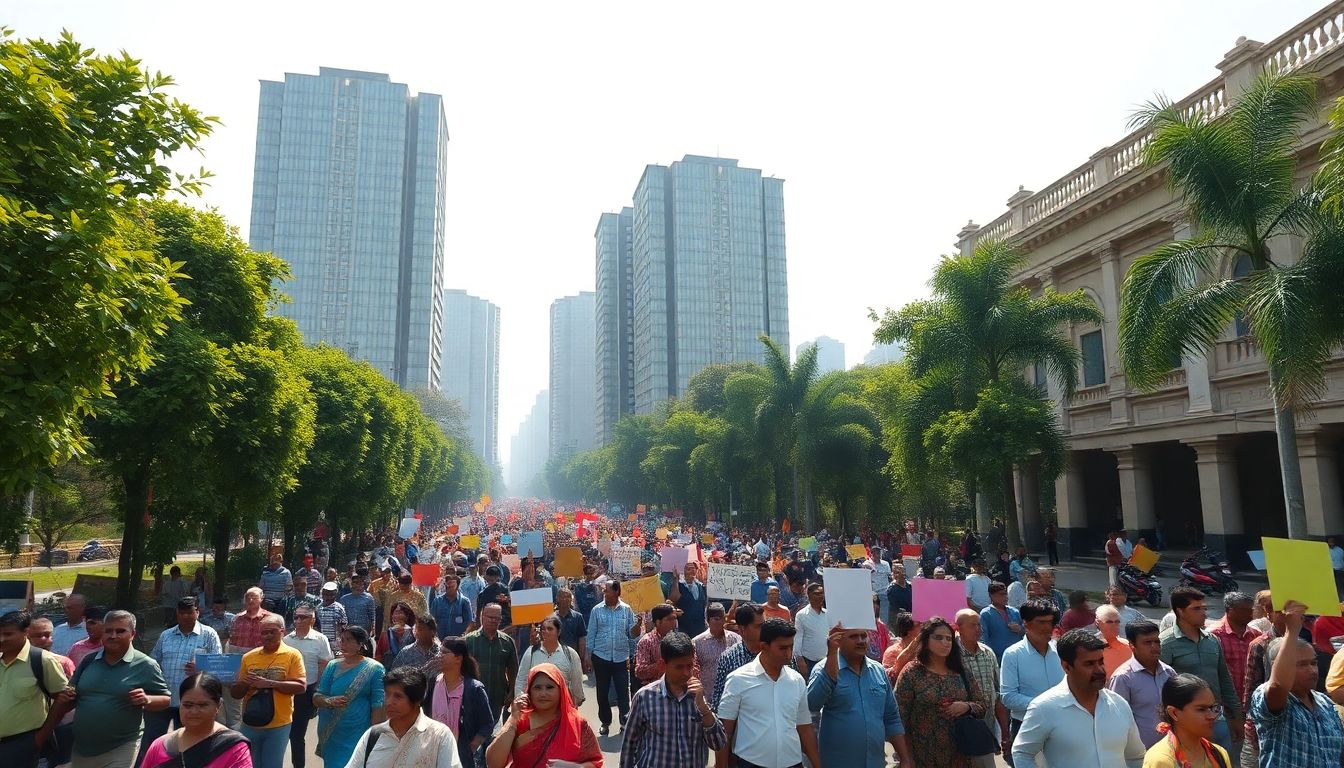 500 Powai Residents Protest Unplanned Commercial Expansion and Traffic Woes
