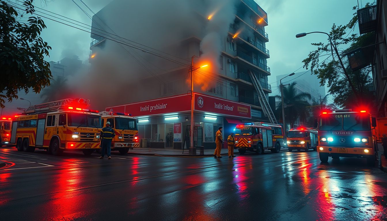 11 Rescued After Fire Breaks Out at Kandivali West Commercial Building