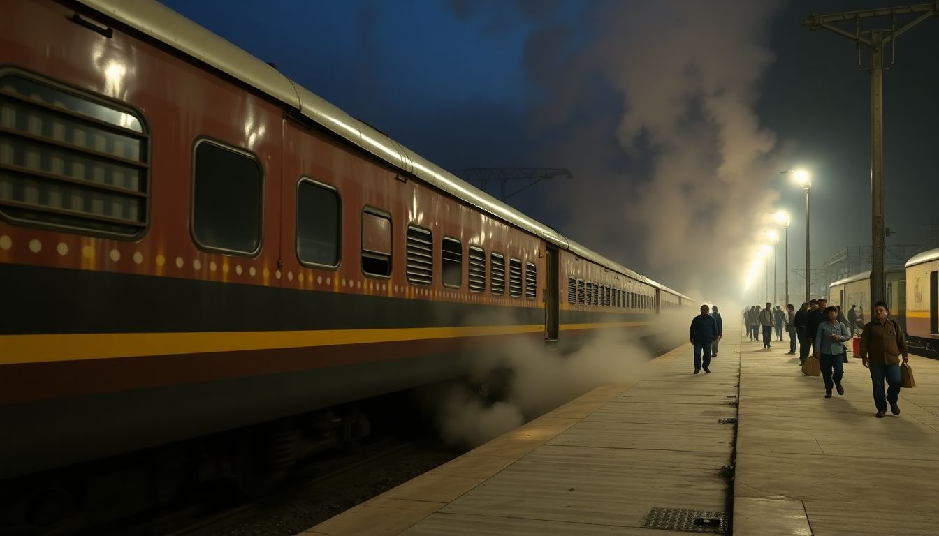 Smoke from Brake Binding on Koyna Express Sparks Panic at Karjat