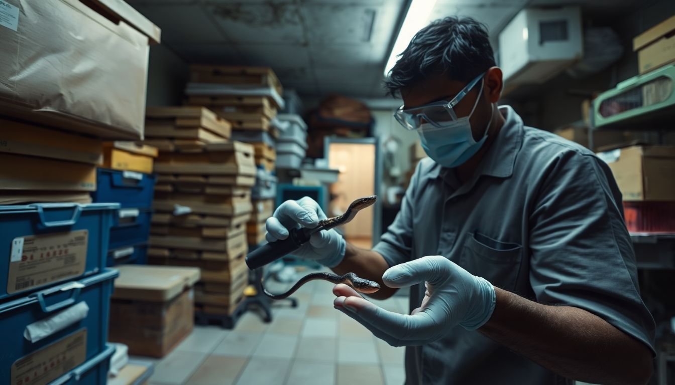 Cobra Hatchling Rescued from Storeroom at Raheja Hospital in Mahim
