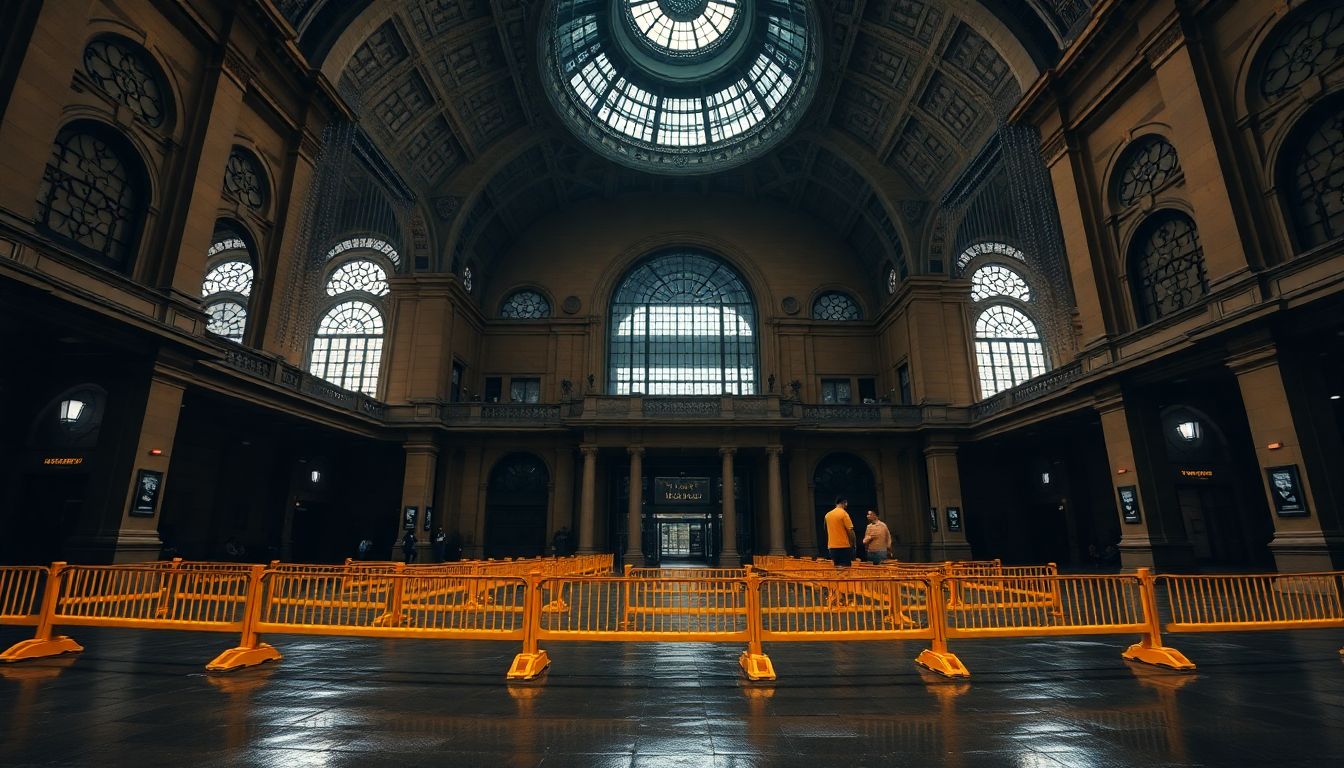 Mumbai CSMT Dome Leaks After Heavy Rain, Foyer Barricaded Amid Restoration