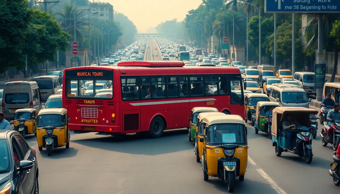BEST Bus Breakdowns and Overturned Vehicles Stall Traffic Across Mumbai Routes