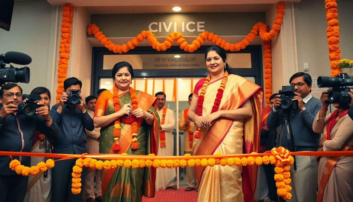 Supriya Sule Inaugurates Office of Bhiwandi Standing Committee Chairperson Isha Khan